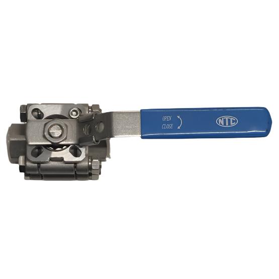 NTC 3-Piece Stainless Steel Heavy Duty Ball Valve (Top)