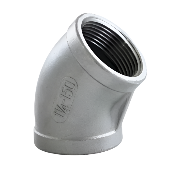 Stainless Steel 45 Deg FxF Screwed Elbow