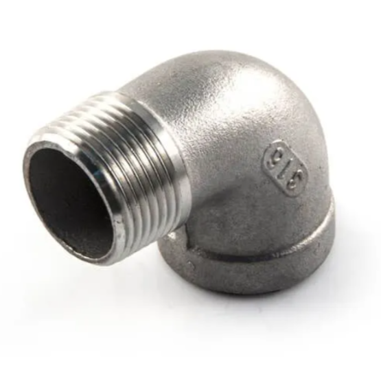 Stainless Steel MxF 90 Deg Elbow
