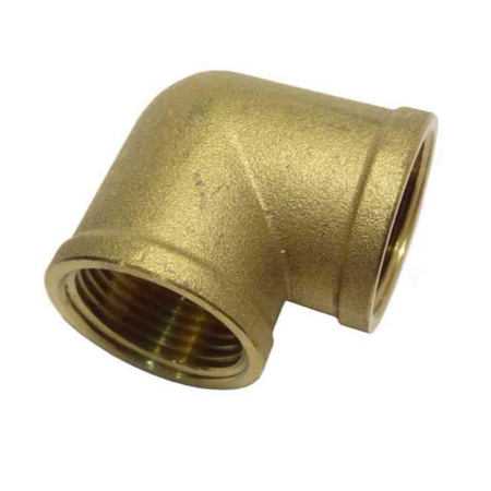 Yellow Brass 90 Degree Elbow 