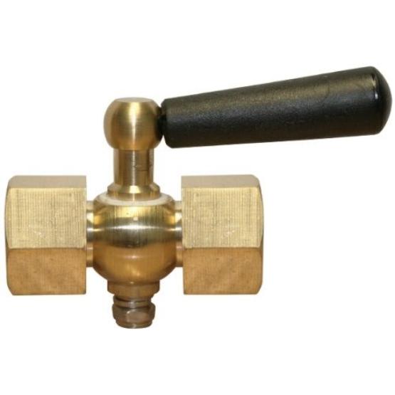 Brass Gauge Cock c/w Lever