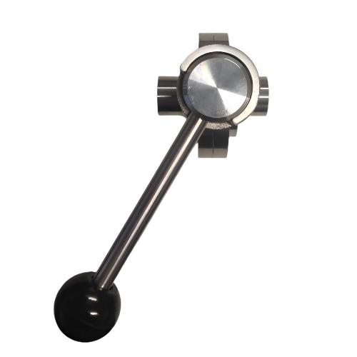 CSE 316L Stainless Steel Hygienic Butterfly Valve Weld End
