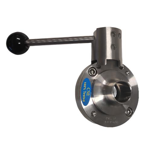 CSE 316L Hygienic Butterfly Valve Weld Type