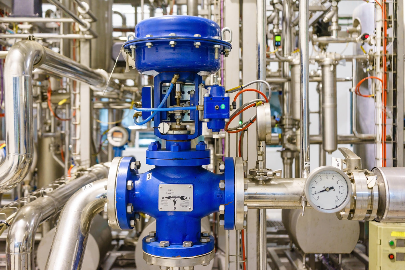 Pneumatic Control Valve In-Situ