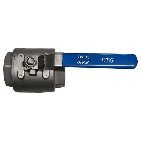 ETG M2 2-Piece Stainless Steel Ball Valve (Top)