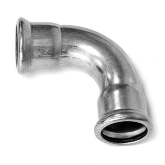 Stainless Steel Press 90 Degree Elbow