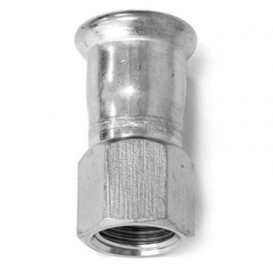 Stainless Steel Press Female Adaptor