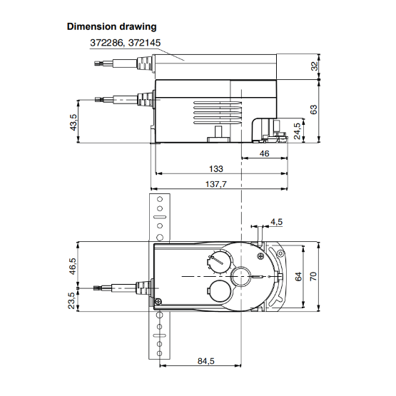 Sauter ASM Dimensions