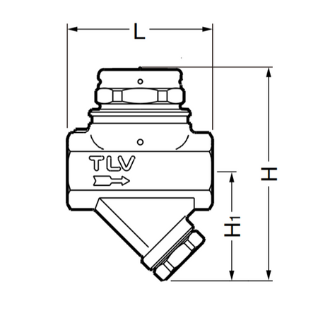 TLV P46SRN Dimensions
