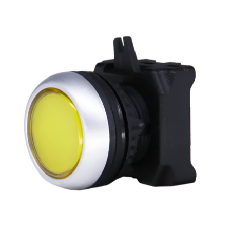Yellow SR Push Button 22mm